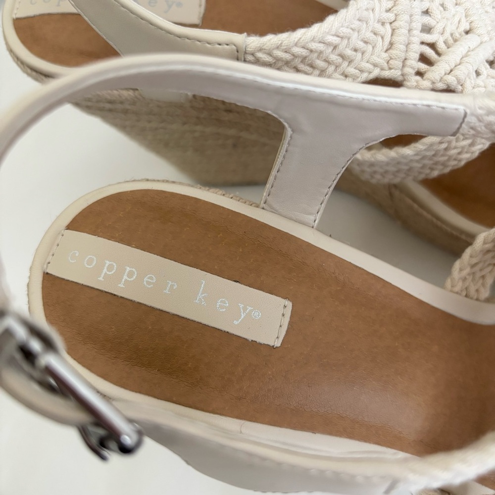 Copper Key | Dreamcatcher Macrame EspadrillIe Platform Wedges - Picture 5 of 9